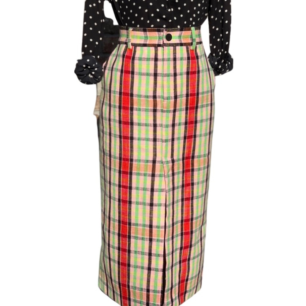 Zara plaid skirt